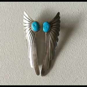 Turquoise Silver Darrings